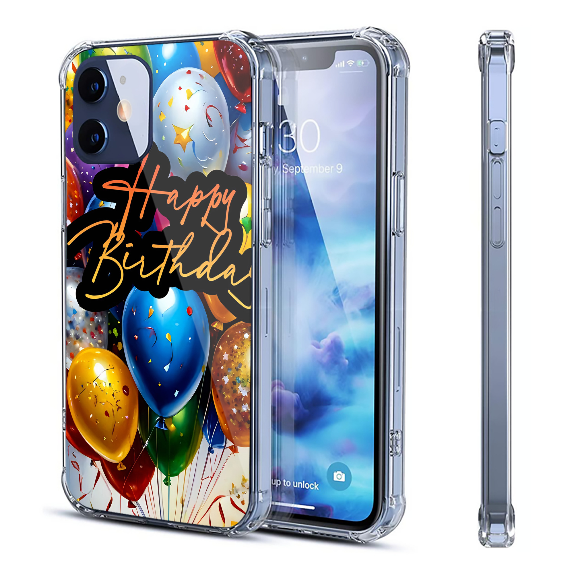 （画像用） ミッキーマウス Mickey Mouse 【iPhone 12シリーズ対応】透明スマホケース（クリアソフトケース）